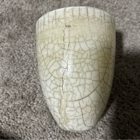 Vance Kitira Elephant Tusk Goblet Candle Cinnamon Spice - Picture 4 of 5